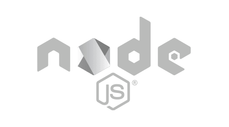 The logo for node on a green background, designed by a web design agency.
